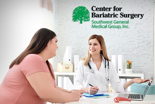 Provider speaking with bariatric patient