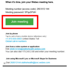 WebEx Meeting Windows Step 2