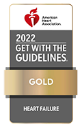 American Heart Association’s Get With The Guidelines® Gold Quality Achievement Award Heart Failure Recognition logo
