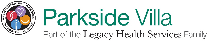 Parkside Villa Logo